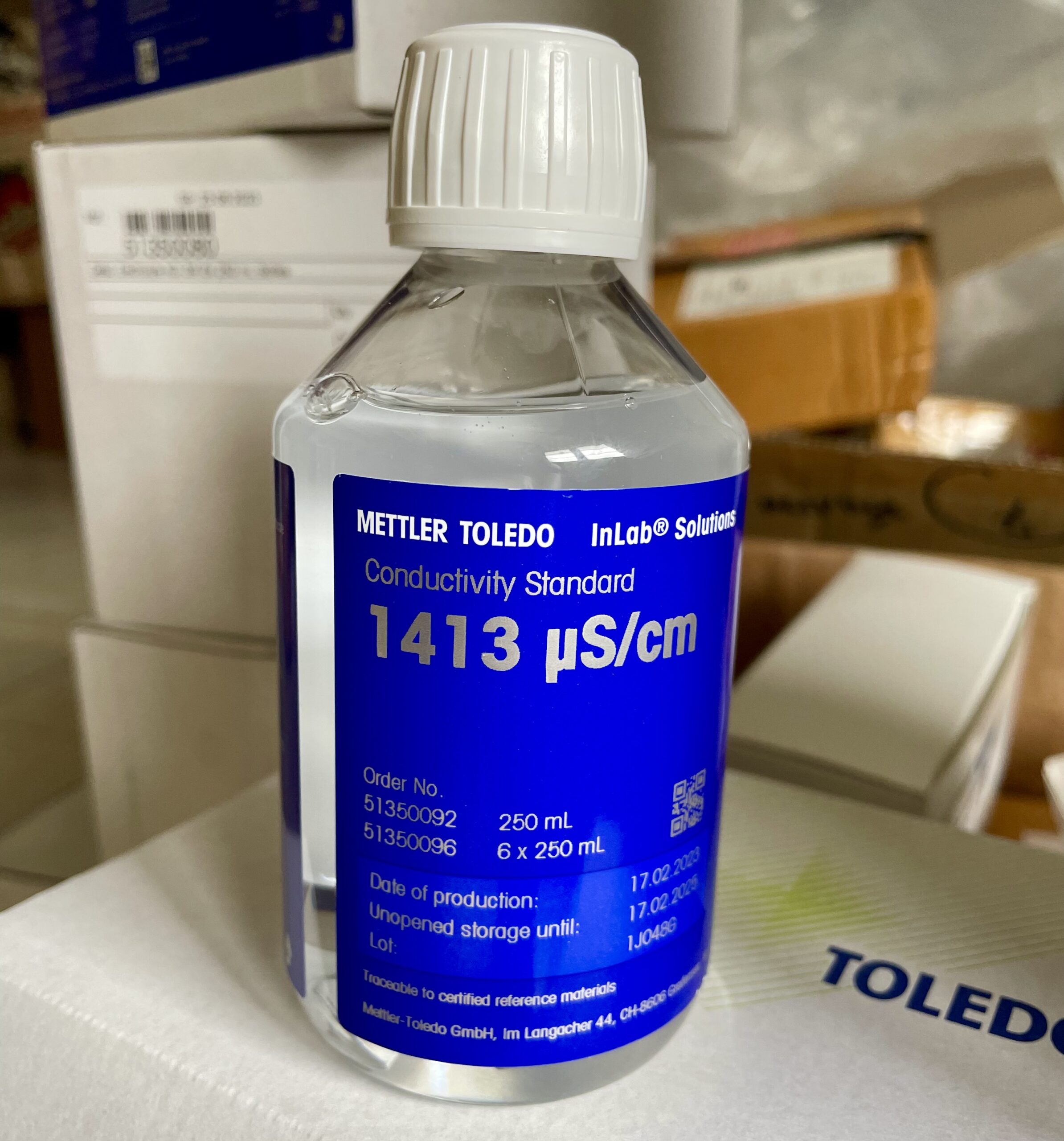 Conductivity Sol 1413 US cm 250ml Mettler Earth Chemelab Conductivity Sol 1413 US cm 250ml Mettler Earth Chemelab